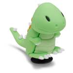 3D Green Dino Jibbitz - Multi Osfa