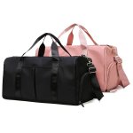 Unisex Gym Bag With Wet dry Storage - Purple