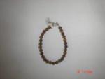 Tigers Eye Bead Bracelet B246