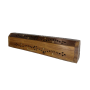 Ananta Handmade Wooden & Brass Incense Stick & Cone Burner Coffin Box - Small Stars