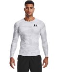 Men's Ua Iso-chill Compression Printed Long Sleeve - White LG