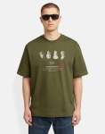 G-star Raw Artifacts Boxy Shadow Olive T-Shirt - XXL Green