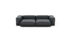 Two Module Sofa - Velvet - Dark Grey - 272CM X 136CM