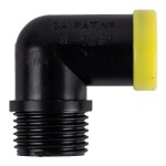 Full Flow Male Combination Elbow 13MM X 1 2 In.