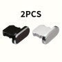 2PCS Aluminum Alloy Dustproof Plug Portable Charging Port Cover For Iphone Not Available For Iphone 15 Series