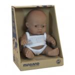 Miniland Latin American Baby Boy Doll - 21CM