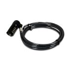 Port Connect 1.8M T-bar Combination Cable Lock