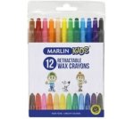 Marlin Kids Retractable Crayons Pack Of 12