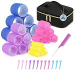 38 Pieces Self Grip Heatless Hair Curlers Styling Tools Hair Rollers