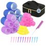 38 Pieces Self Grip Heatless Hair Curlers Styling Tools Hair Rollers