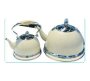 Golden Touch Whistling Kettle Set 1L And 3L - Cream