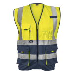 Utility WaistCoat – Yellow navy
