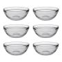 6 Piece Glass Bowl & Cup Set