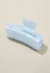 Amber Hair Claw - Light Blue Marble