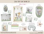 Cot Duvet Bedding A Girly Soft Leaf Safari Set Original