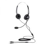 Calltel T800 Stereo-ear Noise-cancelling Headset – Dual 3.5MM Jacks