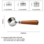Coffee Accessories Portafilter Compatible For Delonghi A Red Wood