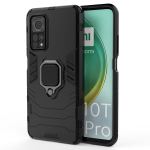 Xiaomi Mi 10T Pro Shockproof Black Panther Magneticringstand Cover