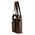Leather Double Bottle Wine Holder