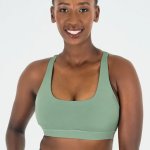 Verbe Womens Core Sports Bra – Forest Green