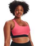 Women's Armour Mid Crossback Run Sports Bra - Brilliance Sm