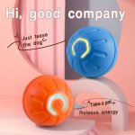Striped Automatic Rolling Dog Ball Toy Durable Chew And Teeth Grinding Interactive Pet Toy Usb battery Powered With Rechargeable