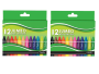 Jumbo Wax Crayons 12 Piece Pack Of 2