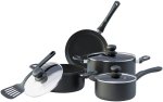Bennett Read Non Stick Starter Set Non-stick Coated Aluminium Glass Plastic Ptfe Cookware Set