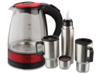 Mellerware - Kettle & Travel Flask Set - Red