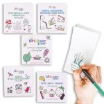 A Brighter Year Adult MINI Coloring Book Premium Pocket Size 3"X 3" Travel Coloring Books Thick No-bleed Paper 50 Pages Lay Flat