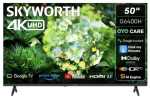 Google 50G6400H Skyworth 50" 4K Uhd LED Smart Tv 3840 X 2160 Resolution HDMI USB