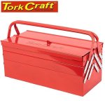 Tork Craft 5-TRAY Cantilever Tool Box L468 X W218 X H203MM Empty TCTB001