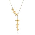 Bloom Lariat - 18KT Yellow Gold Vermeil