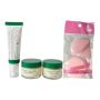 Dark Spot Correcting Skincare Set With Glow Cream & Makeup Sponges 4-PIECE