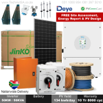 Deye 50KW Hybrid Inverter High-voltage 134 Kwh Solar Kit