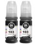 Epson 103 Compatible Inks - Black - 2 Sets