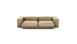Two Module Sofa - Velvet - Caramel - 272CM X 136CM