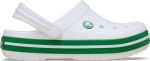 Crocband Clog Kids Age 5+ - White green Ivy J6