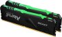 Kingston Technology KF432C16BWAK2/16 Rgb Fury Beast Special Edition DDR4-3200 CL16 16GB 8GB X 2 Kit 1.35V - 288PIN Memory Module