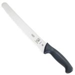 Culinary Millennia Wavy Edge Wide Bread Knife 25 Cm - Black