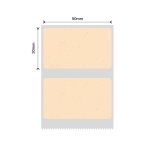 NB448 - - B1 B21 B3S B4 - 50X30MM - 230 Kraft Labels