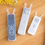 1PC Rabbit Air Conditioner Tv Remote Control Cover Dust Cover With Luminous Transparent Silicone Remote Control Protective Cover