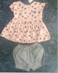 New Skye Pink Floral Top And Striped Shorts 3 4Y