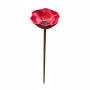 Handmade Metal Flower Garden Stake Bird Bee Bath Butterfly Watering Station