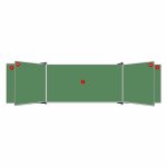 Educational Board Non-magnetic Chalkboard 1220 920 - Side Panel - Option A