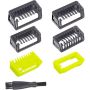 Body Kit Comb & Skin Guards Set For Phillips One Blade With Brush