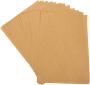 Sticky Kraft Paper Label Printer Sheets 100PCS A4 Adhesive Brown Kraft