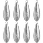 Drop Shot Fishing Weights Sinkers For Saltwater Freshwater Fishing 1OZ 2OZ 3OZ 4OZ 20Z-8PCS
