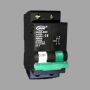 MINI Rail 63A 2P Isolator Breaker Green/white