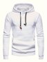 Solid Hoodie Cool Hoodies For Men Men's Casual Graphic Design Pullover Hooded Sweatshirt With Kangaroo Pocket Streetwear For Winter Fall As Gifts